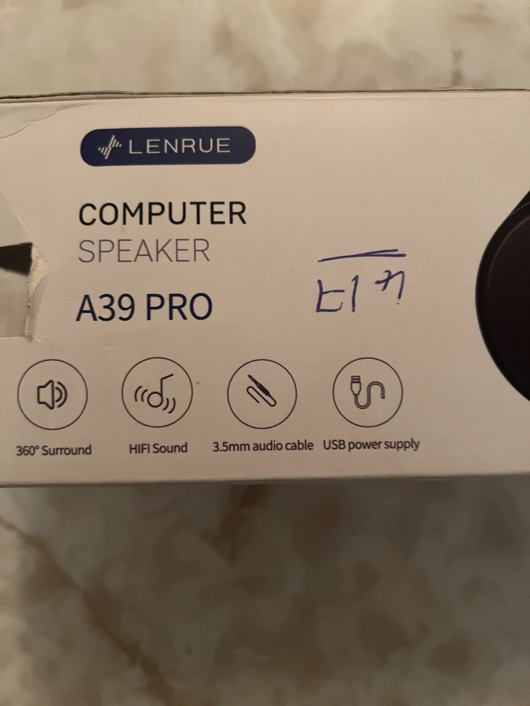 Lenrue a39 usb computer speaker (like new) - photo 2