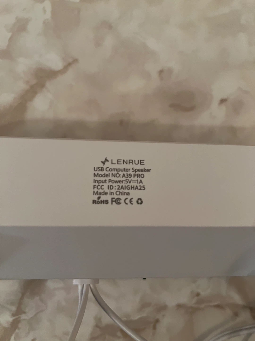 Lenrue a39 usb computer speaker (like new) - photo 4