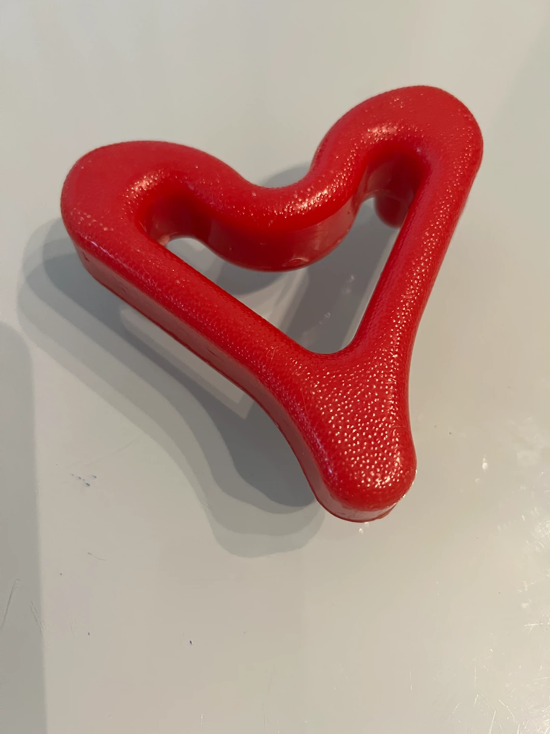 Red heart-shaped massage tool - photo 2