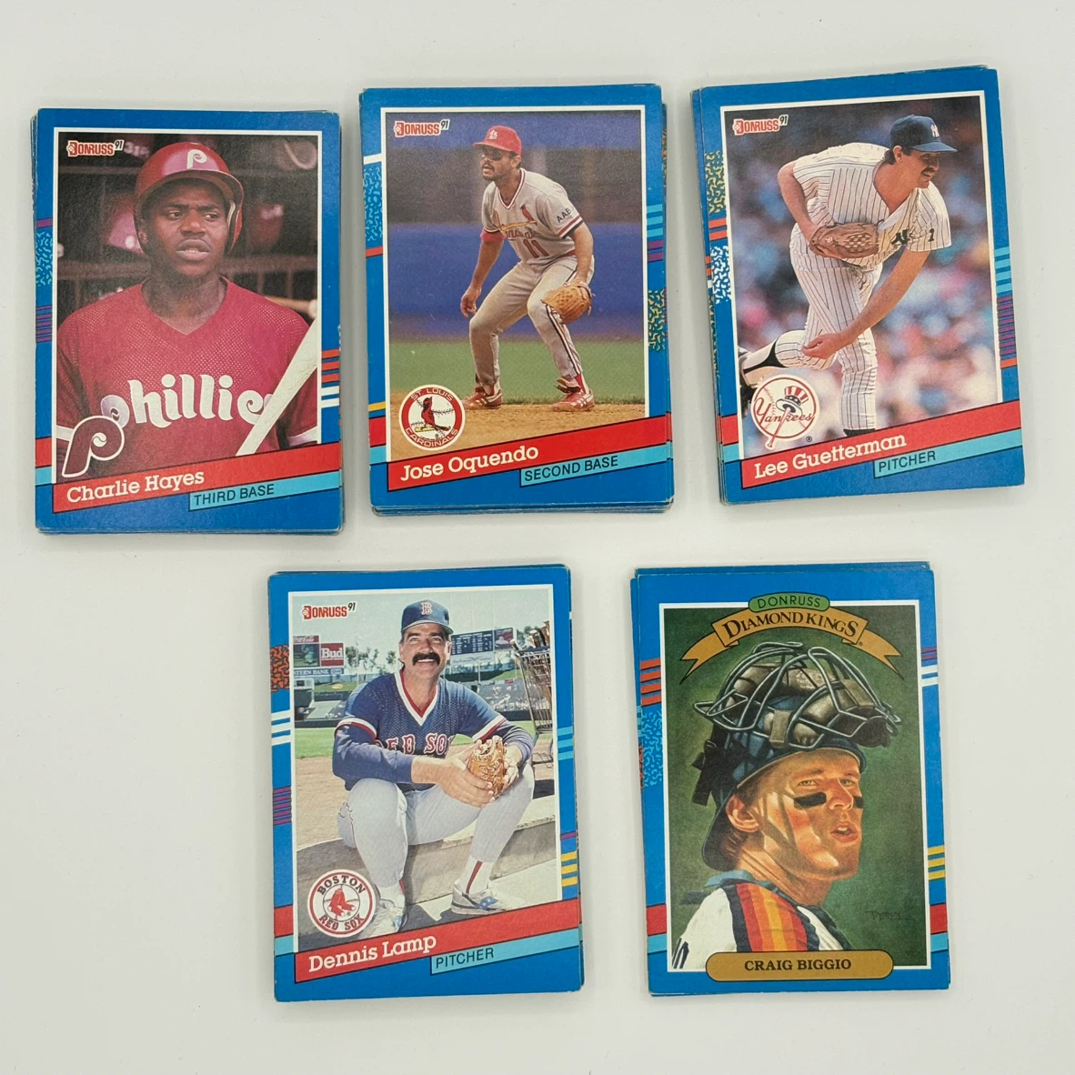 90 Assorted Donruss Baseball Cards