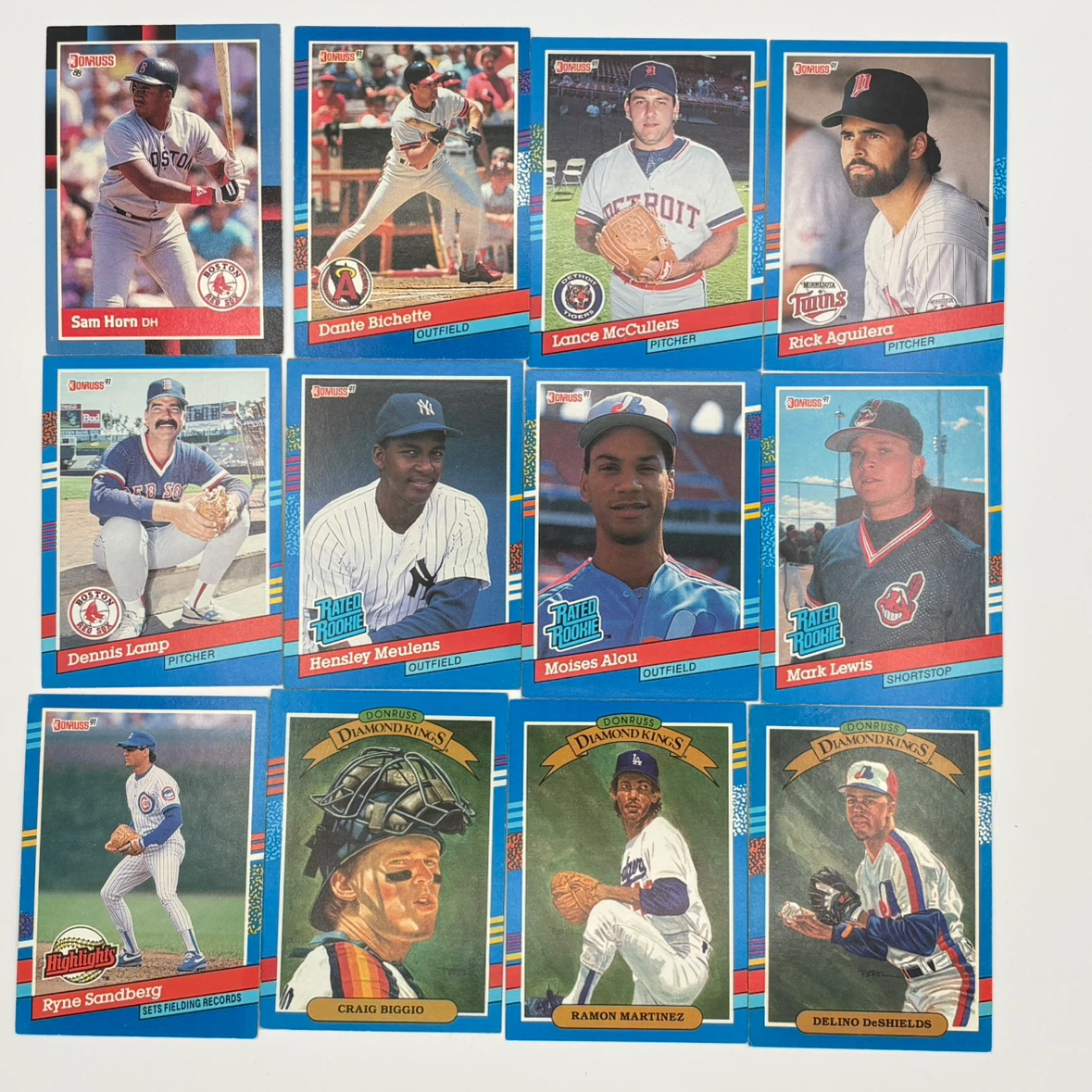 90 Assorted Donruss Baseball Cards - photo 3