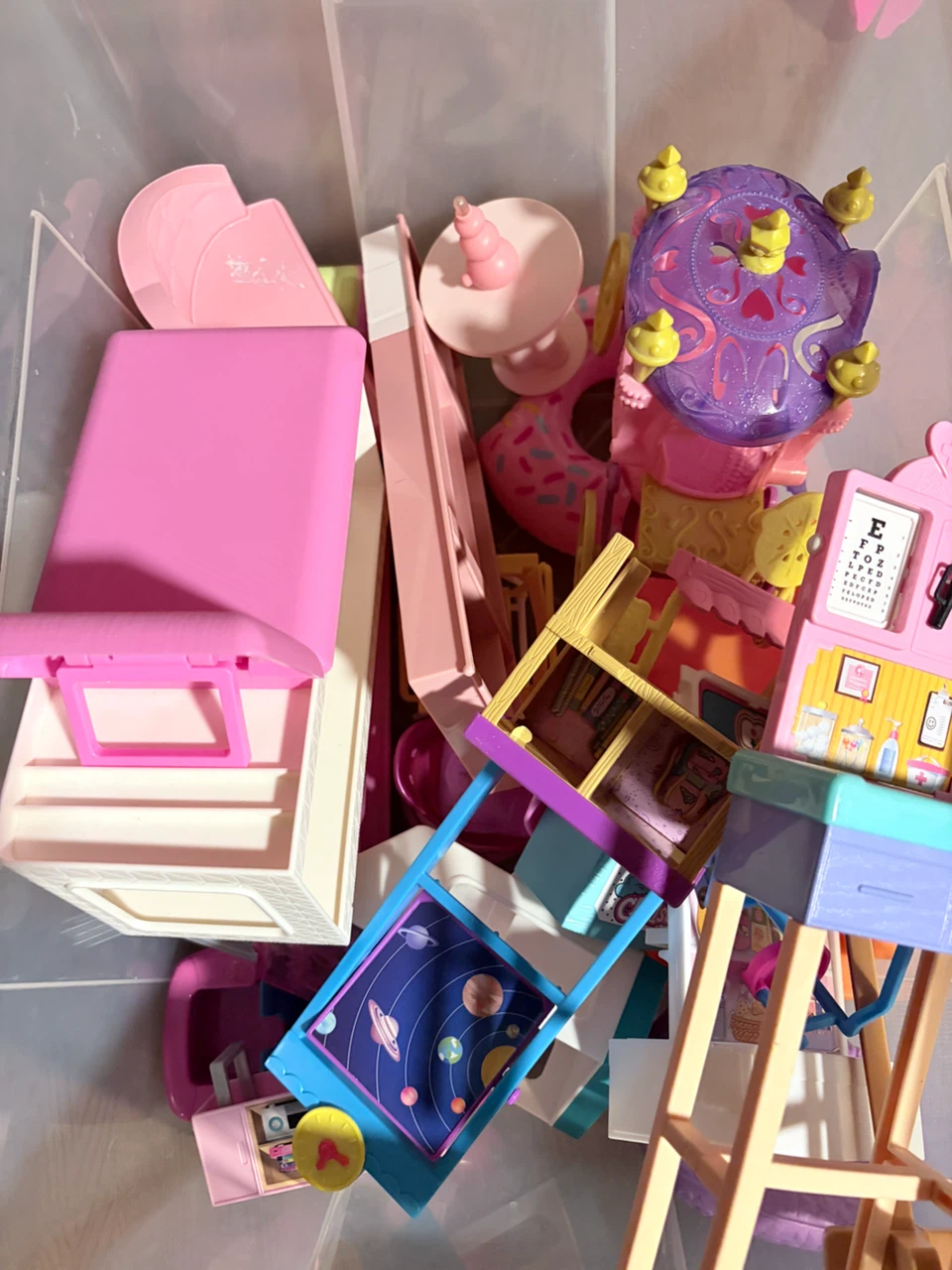Random Barbie Dollhouse Furniture and Playground Lot - photo 3