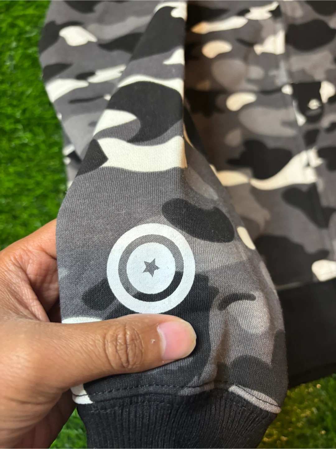 Black/White Bape Hoodie - photo 3
