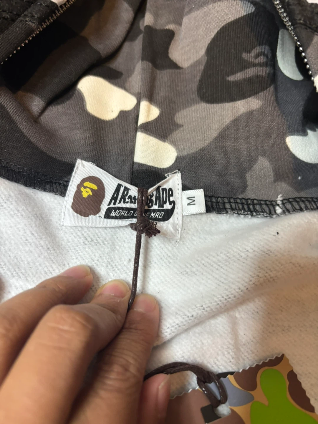 Black/White Bape Hoodie - photo 5