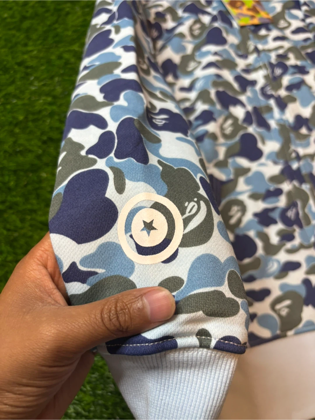 Blue Bape Hoodie - photo 3