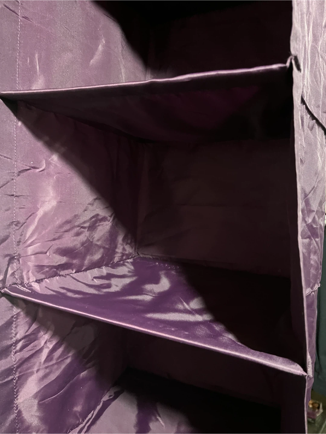 Hanging Closet Organizer Purple - photo 2