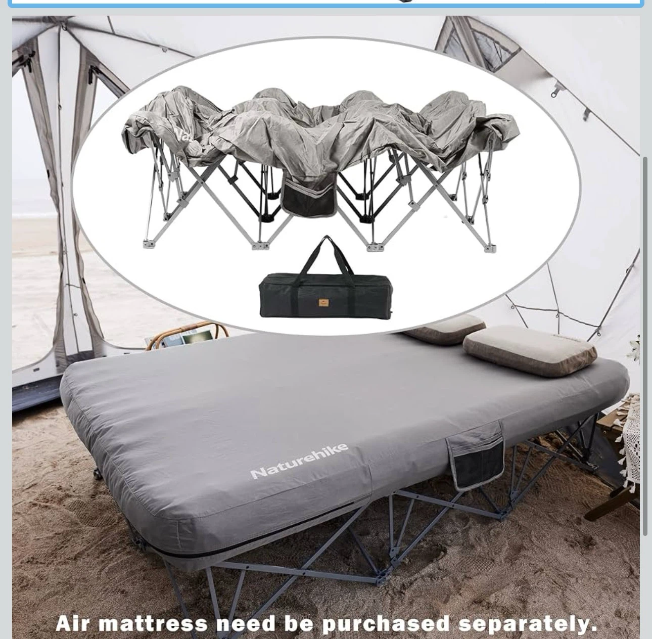 Folding Camping Cot,2 person - photo 5