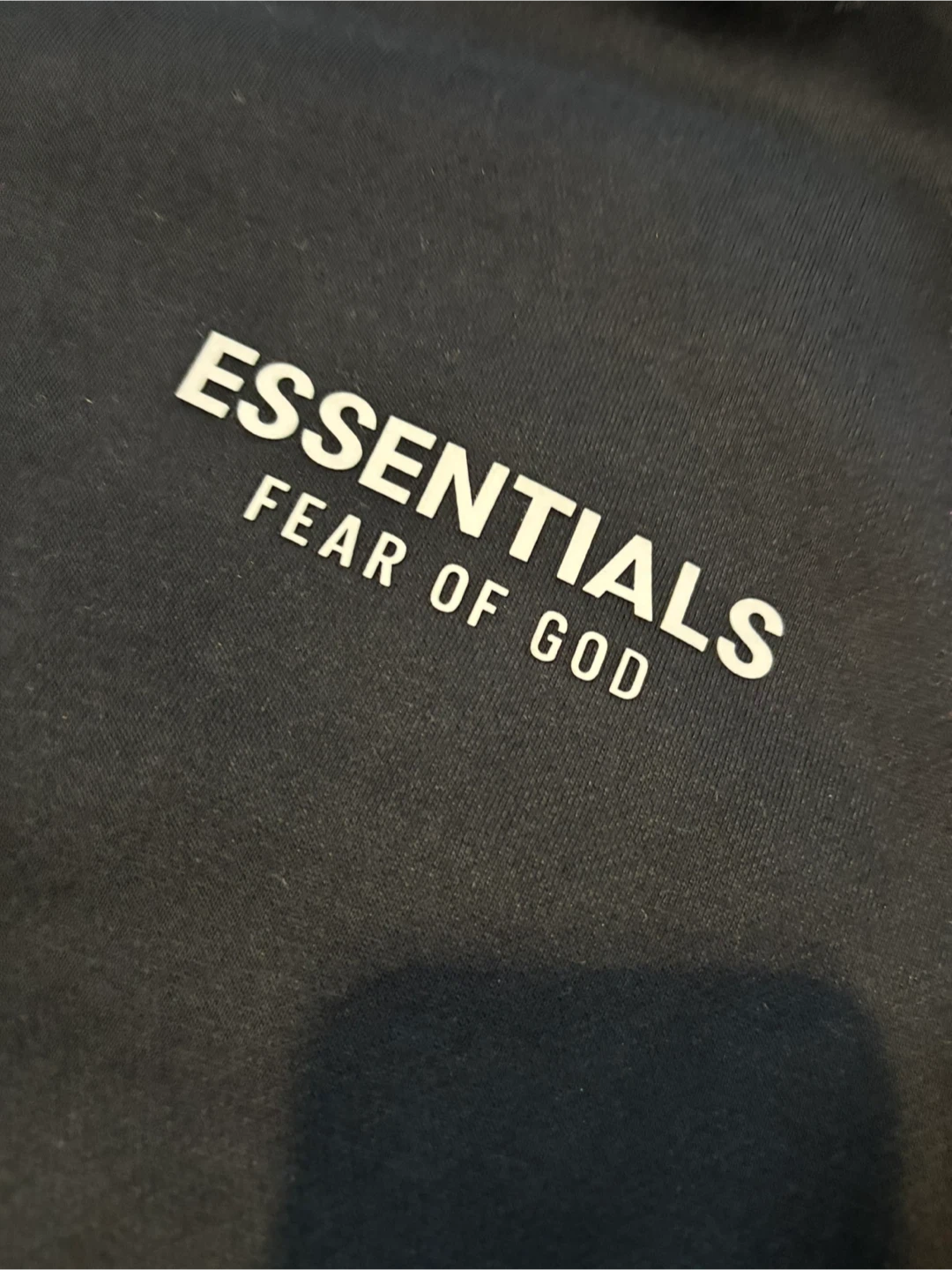 Black/White Essentials Hoodie - photo 4