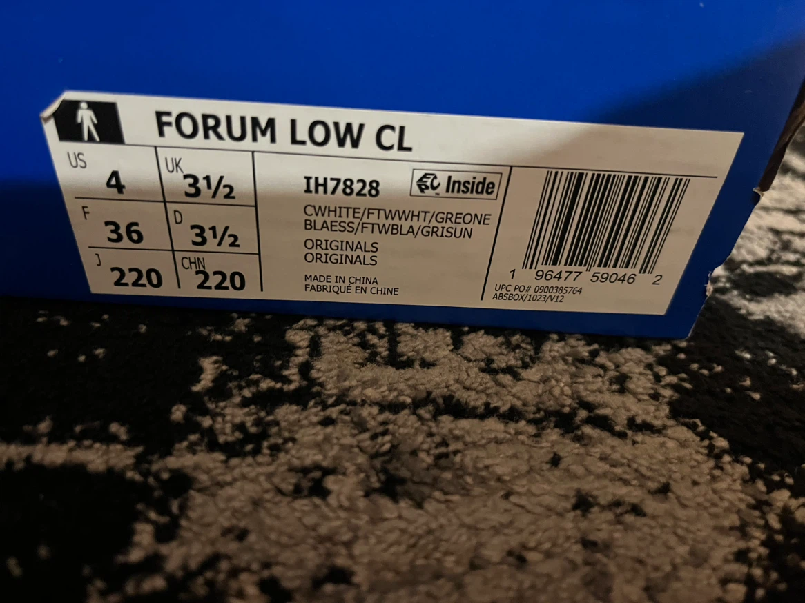 Adidas Forum Low CL White Shoes - Brand new - photo 4