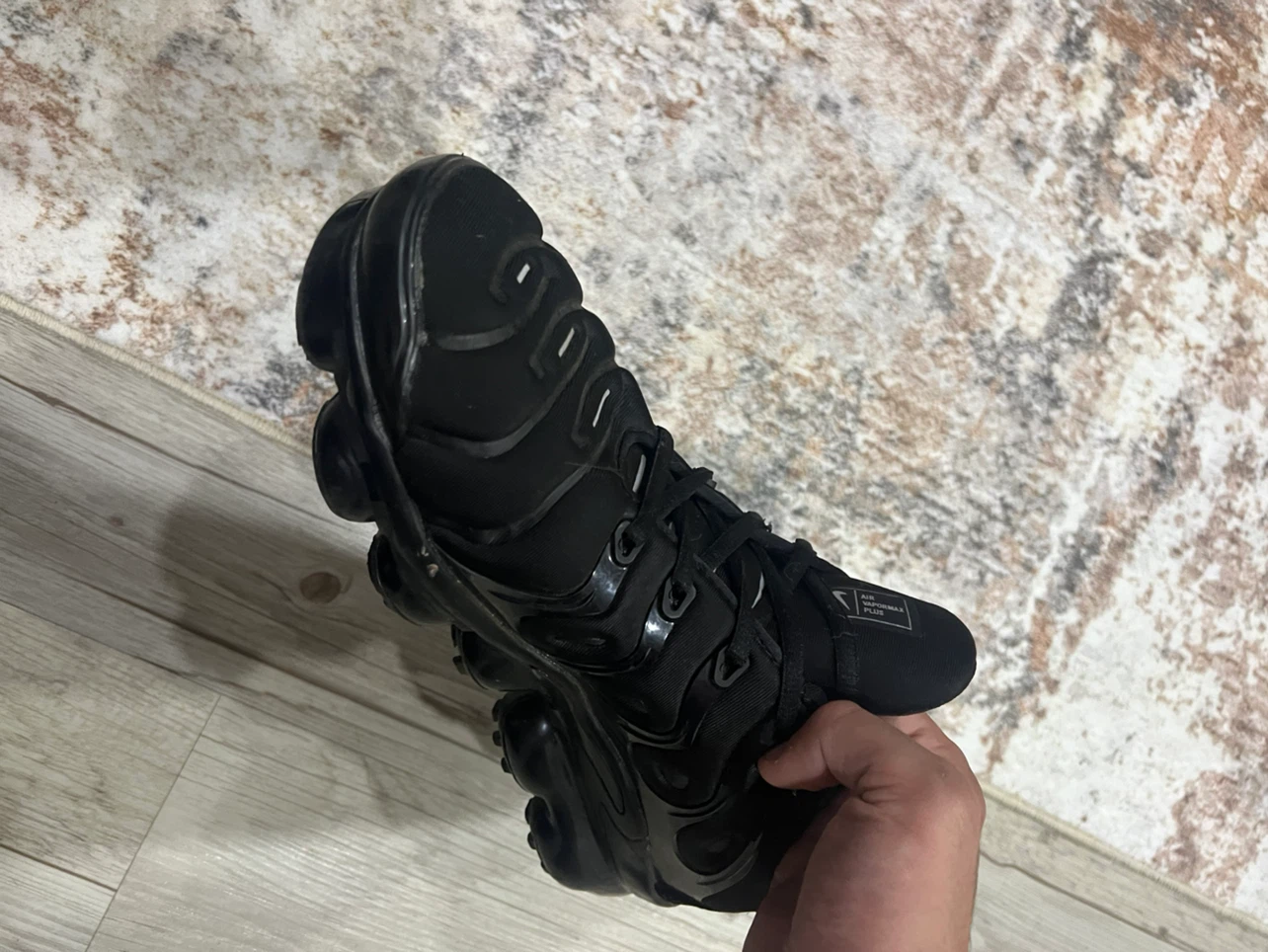 Nike Air VaporMax Plus Black Sneakers - photo 3
