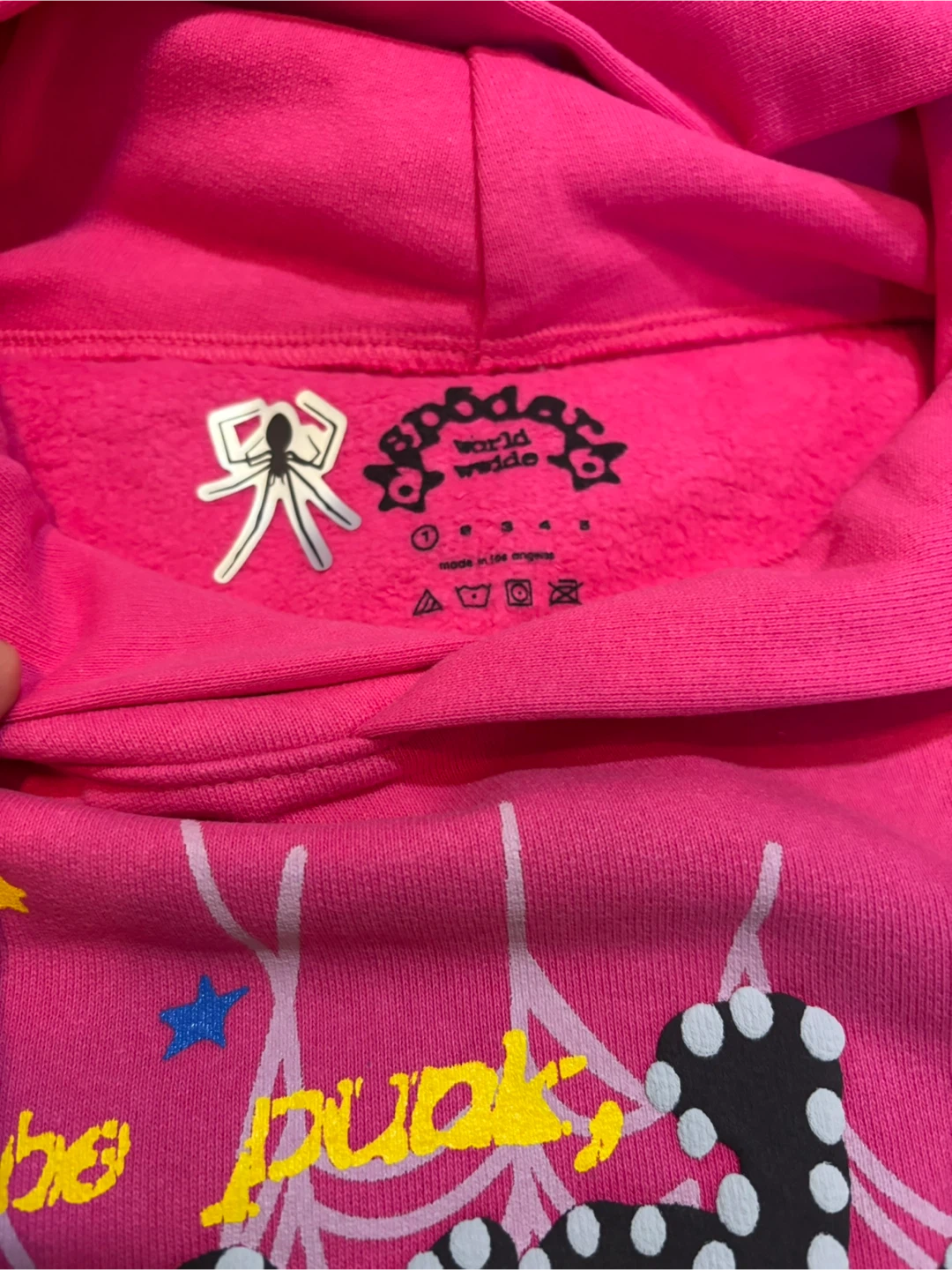 Pink Sp*der Hoodi V2 ( Heavy Weight ) - photo 5