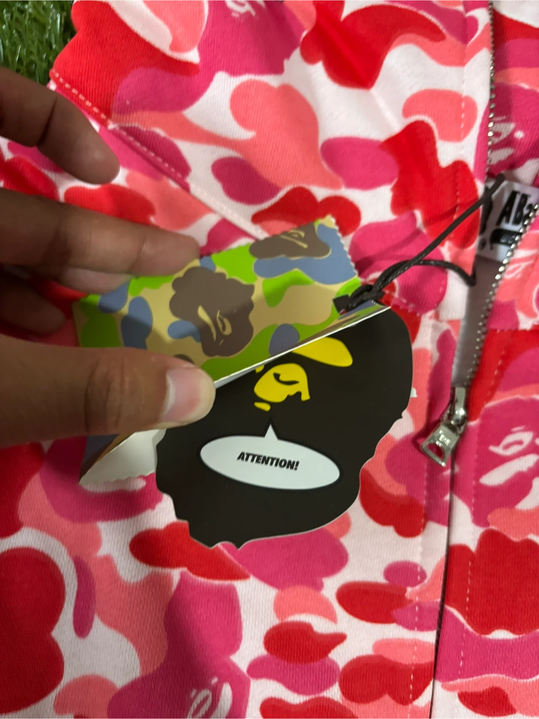 Pink Bape Hoodie - photo 3