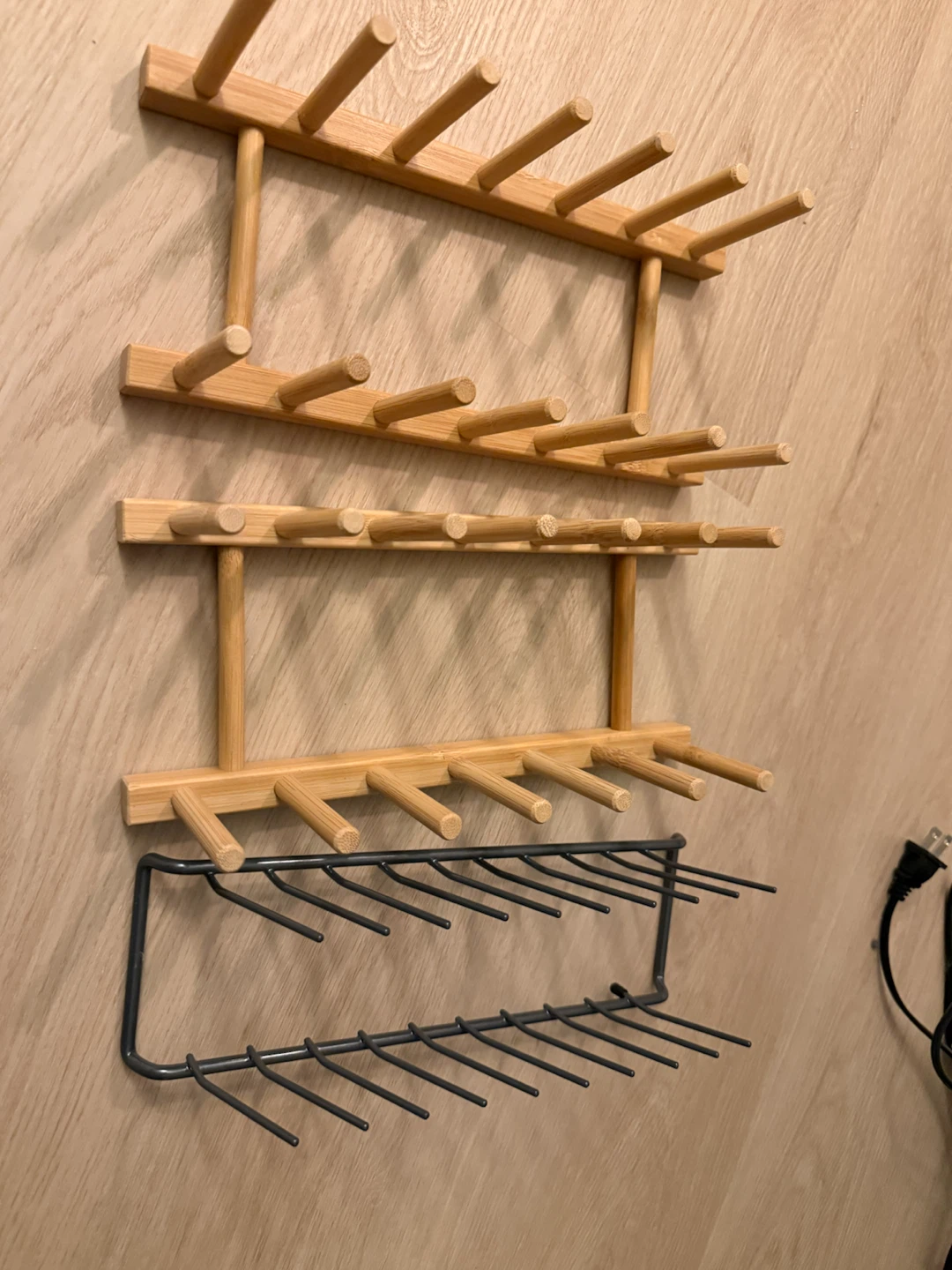 Bamboo and metal organisers - photo 2