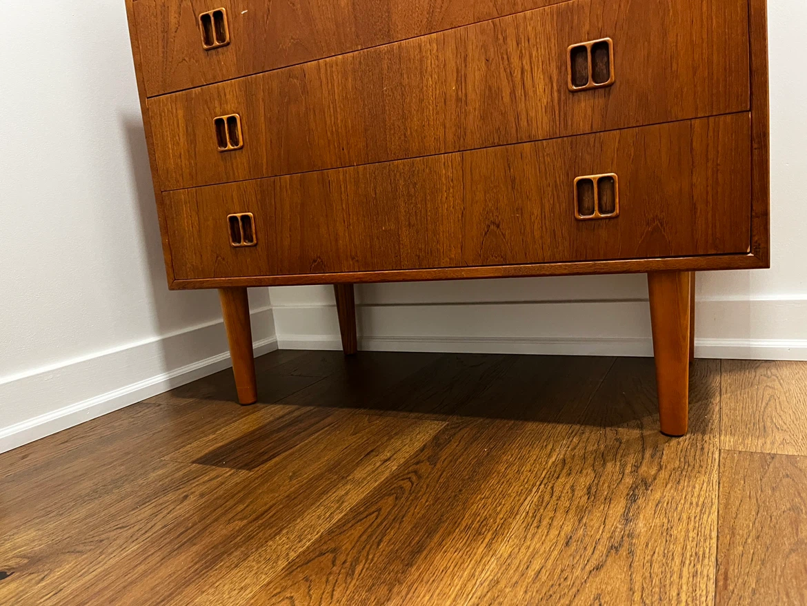 Mid century modern original wooden drawer - photo 3