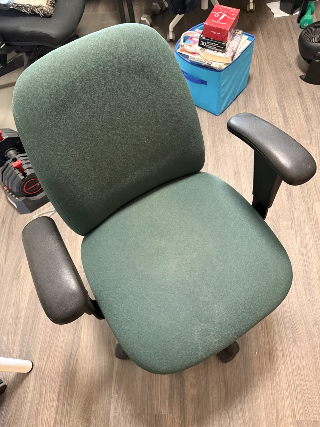 Green Fabric Ergonomic Office Chair