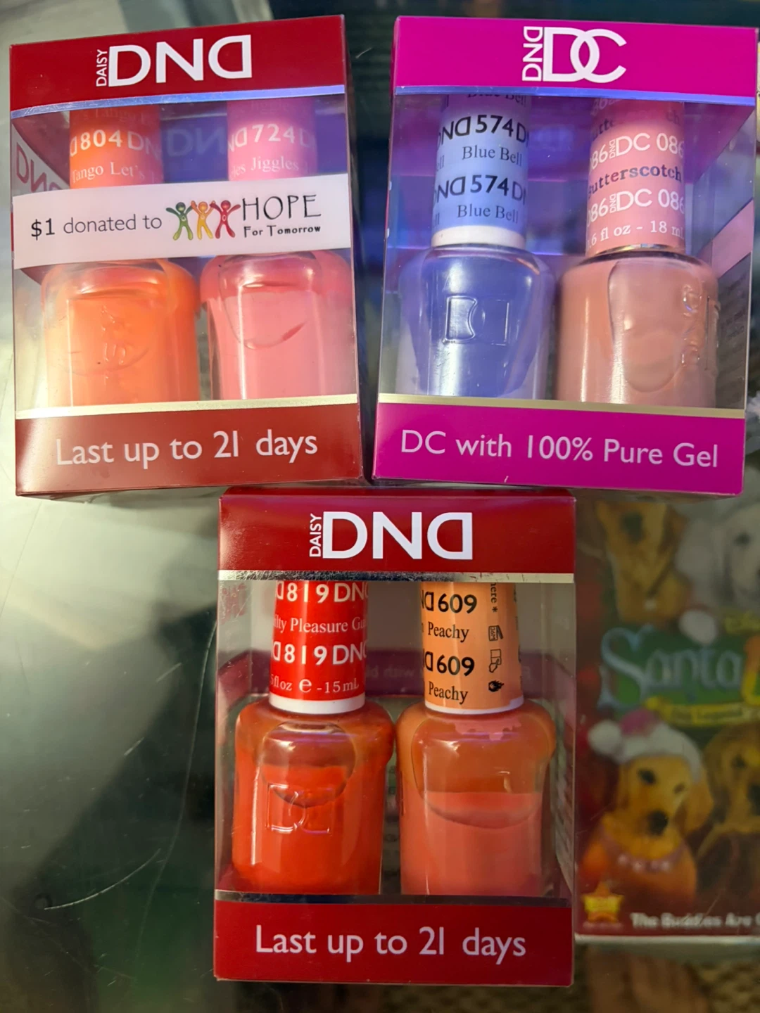 3 DND and DC Soak-Off Gel Nail Polish Sets