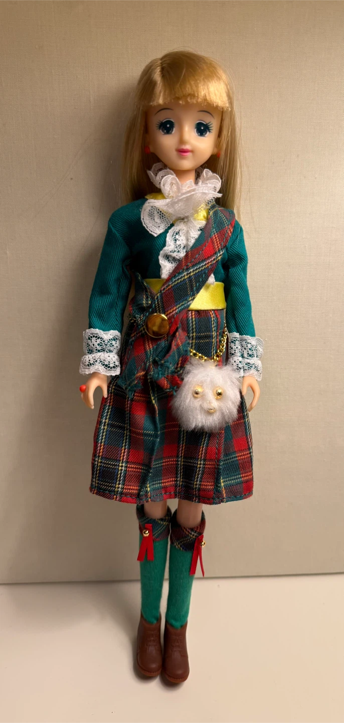 Jenny Doll in Tartan Outfit