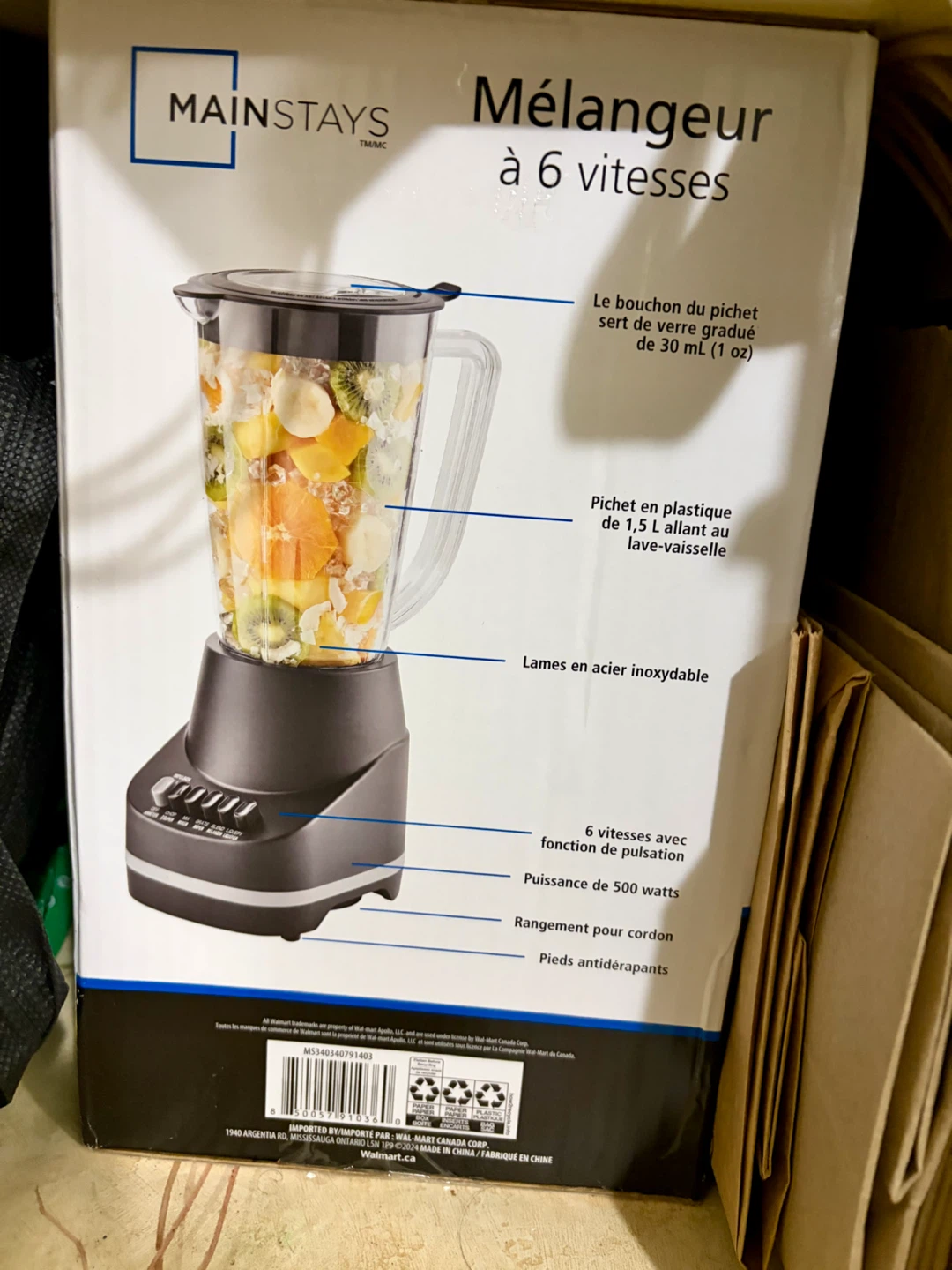 Mainstays 6-Speed Blender - photo 3