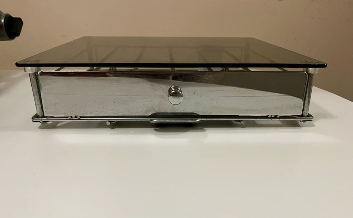 Glass Top and Chrome Coffee Pod Storage Drawer - Holds 36 Pods - photo 4