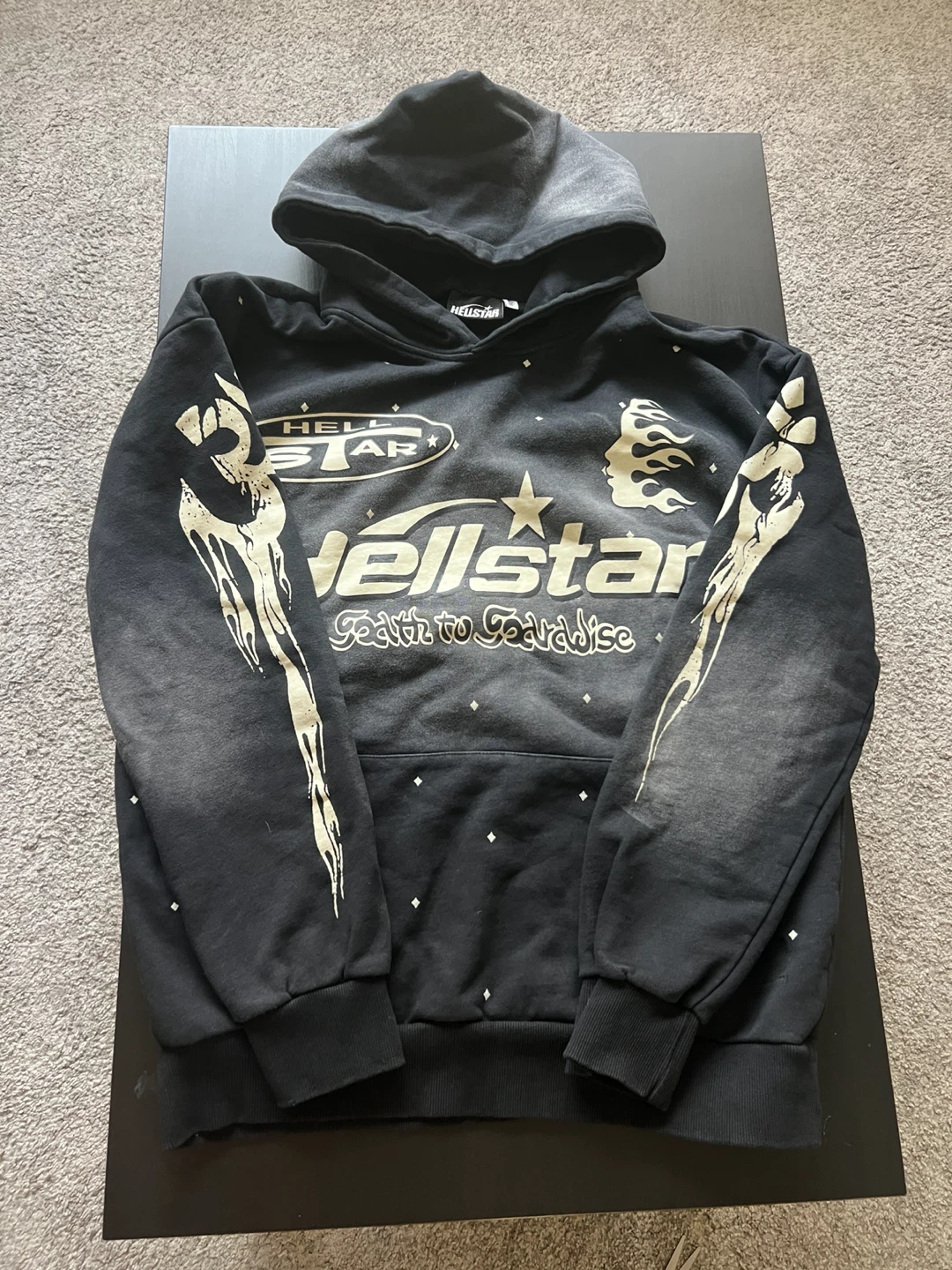 Hellstar Hoodie Black Size M