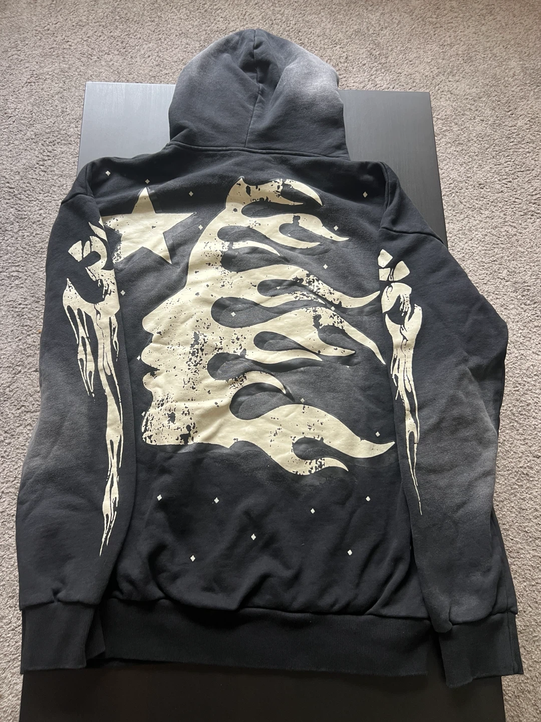 Hellstar Hoodie Black Size M - photo 2