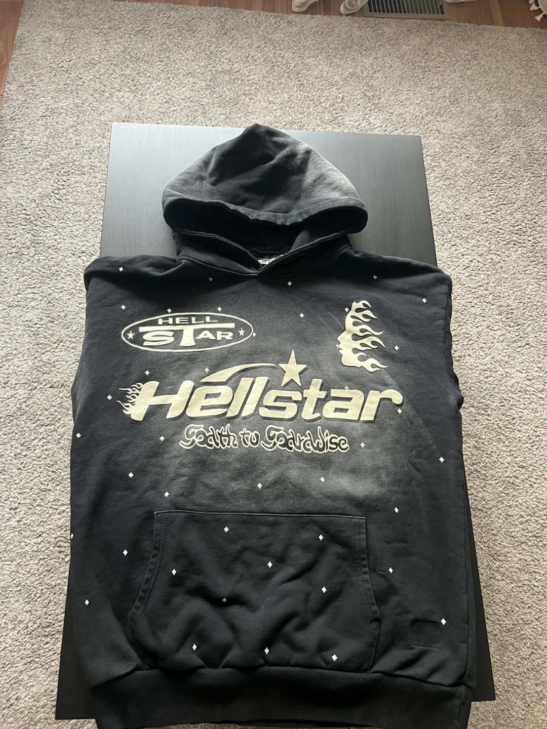 Hellstar Hoodie Black Size M - photo 3