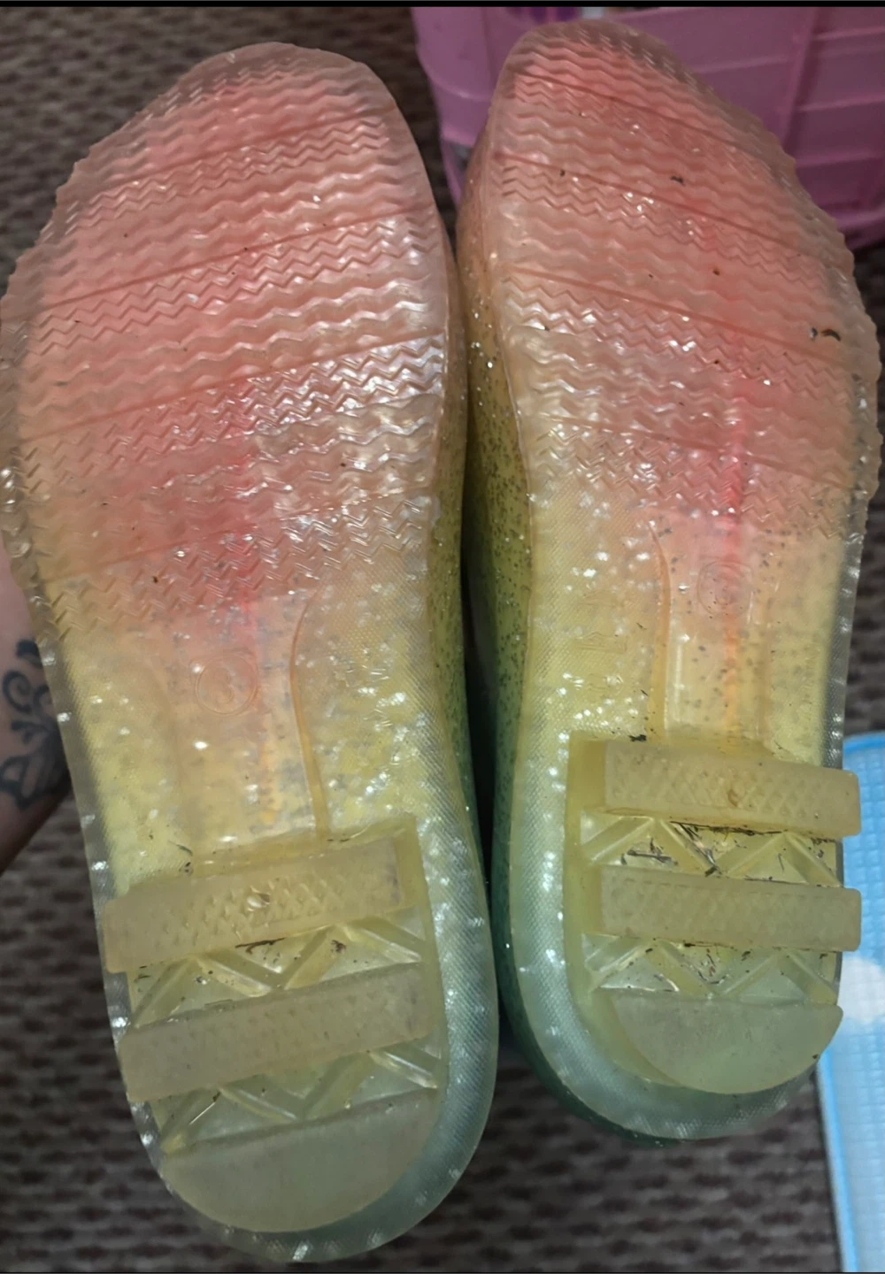 Kids Glitter Rain Boot ~ Size 3 - photo 5