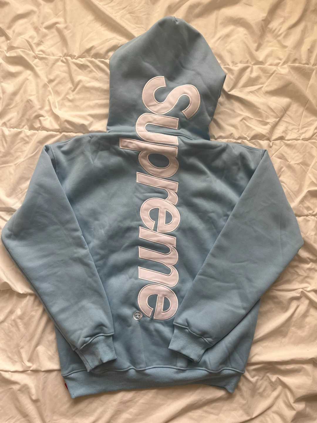 Supreme Light Blue Hoodie