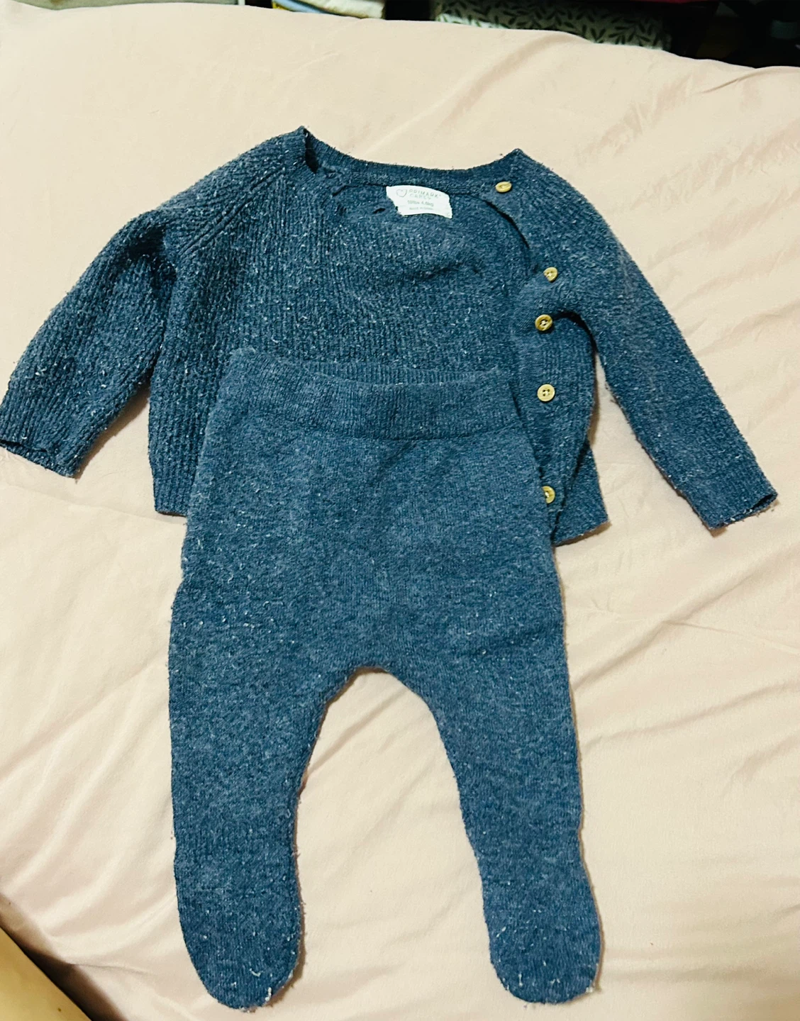 Primark Cares Blue Knit Baby Set