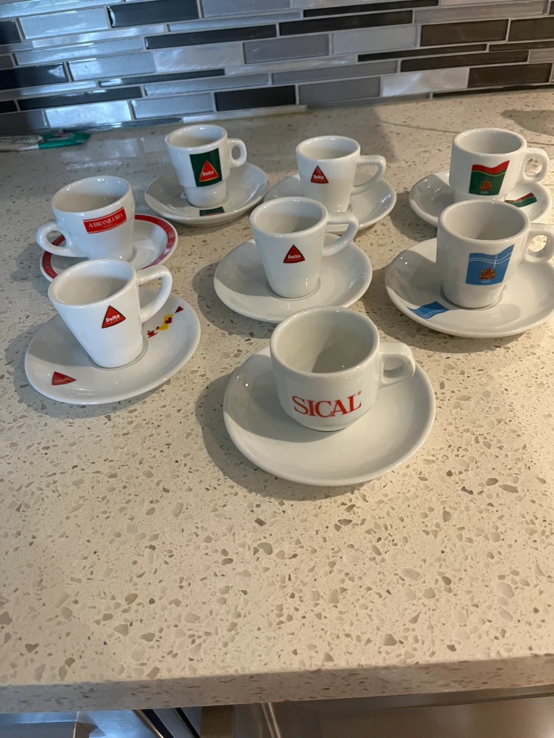 Set of 8 Espresso Cups