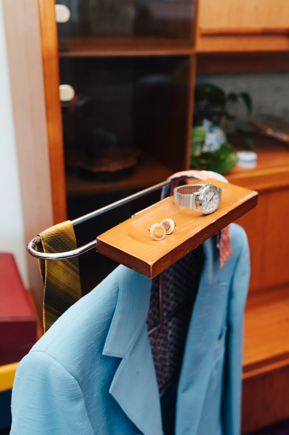 MCM Chrome Valet Stand / Suit Butler - photo 4