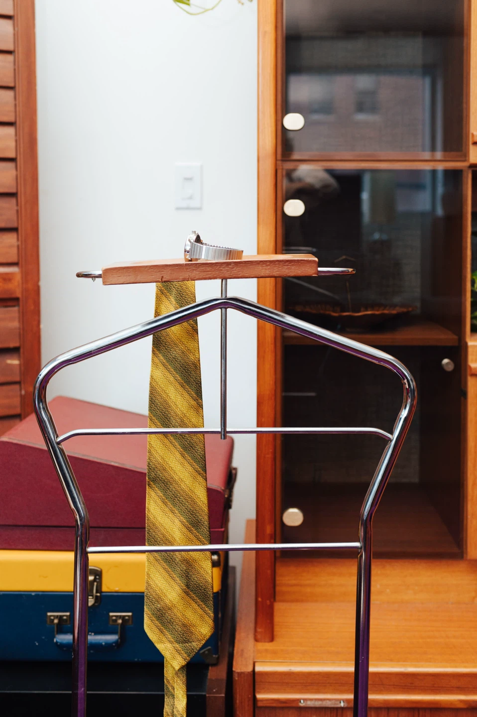 MCM Chrome Valet Stand / Suit Butler - photo 5