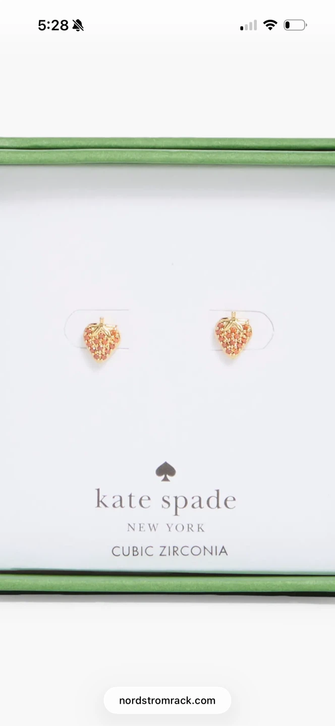Kate Spade Strawberry Stud Earrings