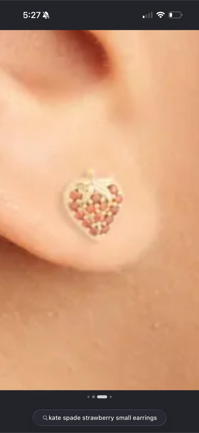 Kate Spade Strawberry Stud Earrings - photo 2