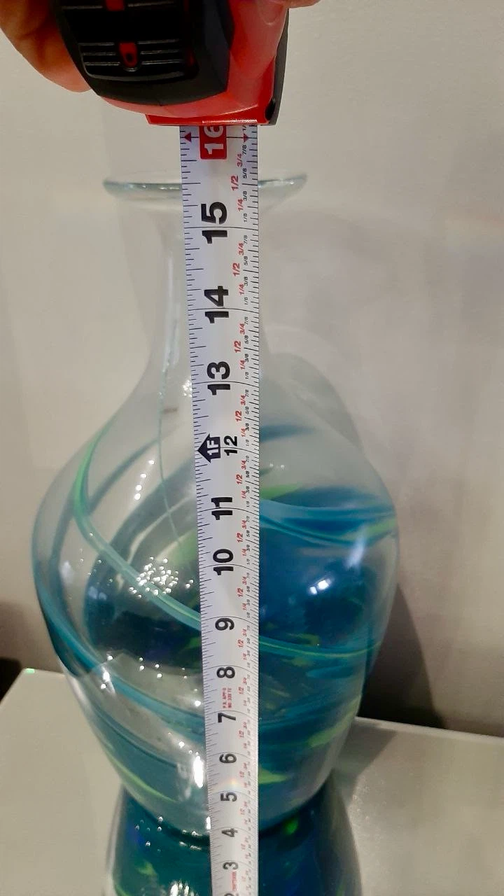 Art glass swirl vase - photo 2