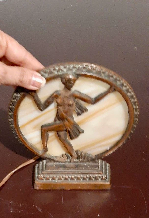 Art Deco Style Dancing Lady Lamp