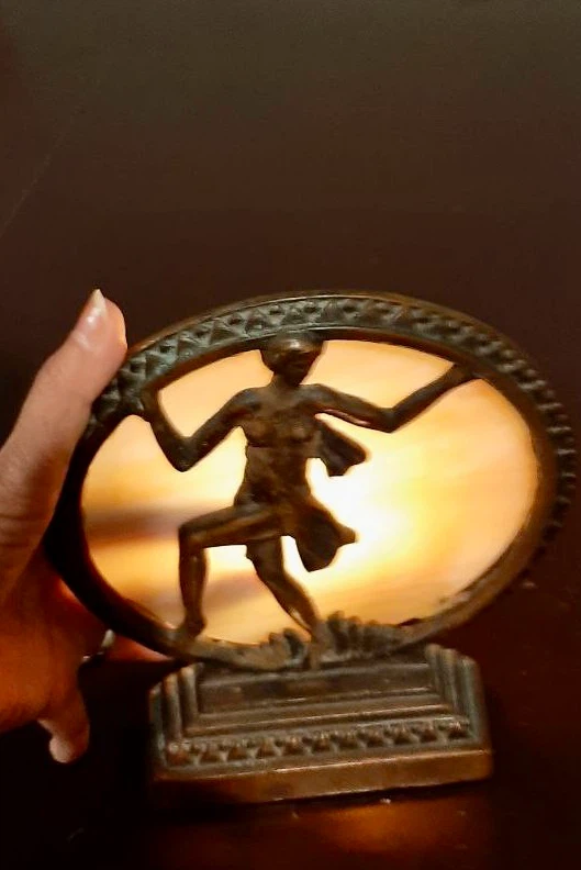 Art Deco Style Dancing Lady Lamp - photo 4