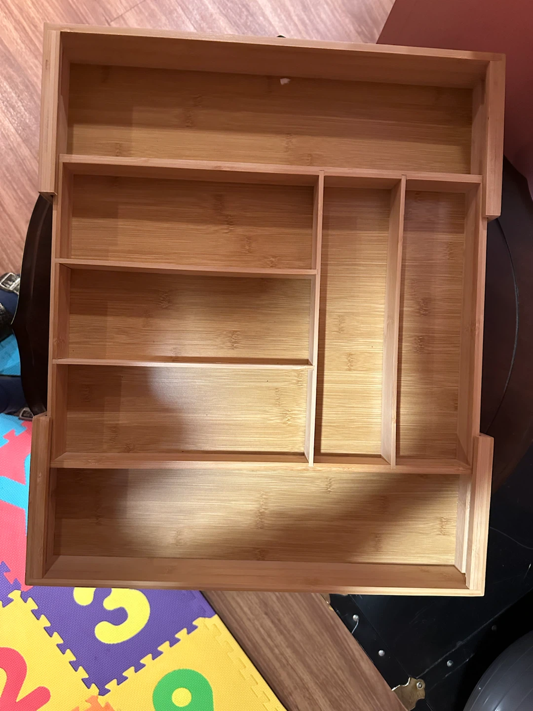 Expandable Bamboo Cutlery Drawer Organizer - photo 2