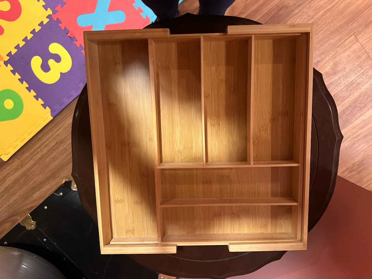 Expandable Bamboo Cutlery Drawer Organizer - photo 3