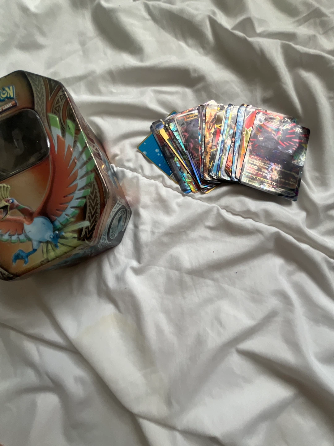 Old Pokémon cards that I don’t use now.