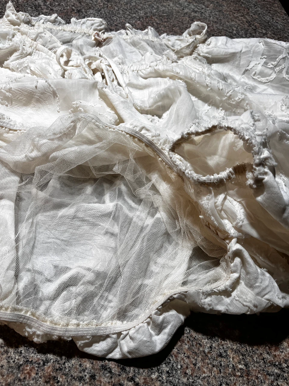Cream textured blouse size XL - photo 5