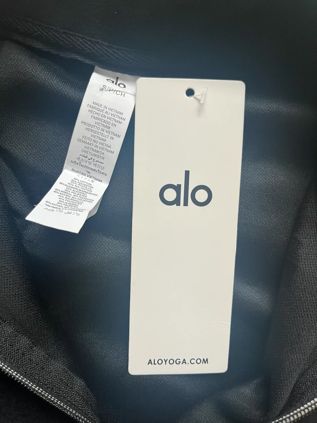 Alo Yoga Black Half-Zip Pullover - Small - photo 4