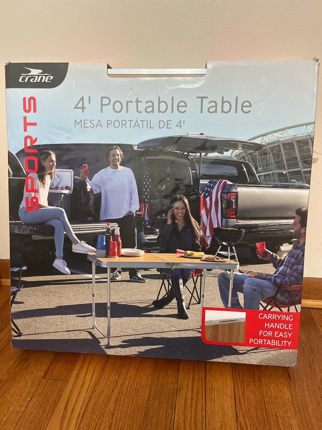 Crane 4' Portable Folding Table
