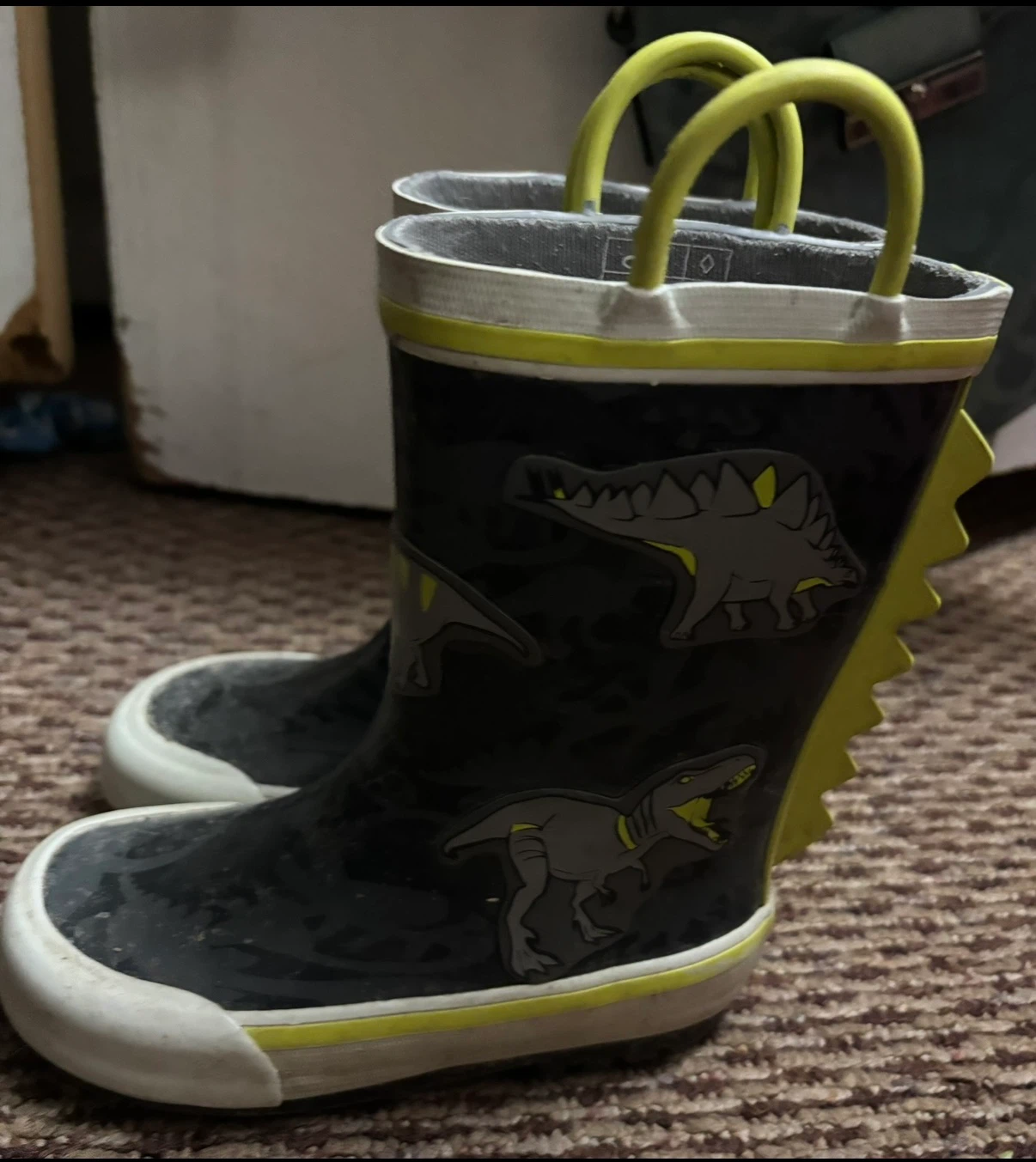 Kids Dinosaur Rain Boots Size 6 - photo 2