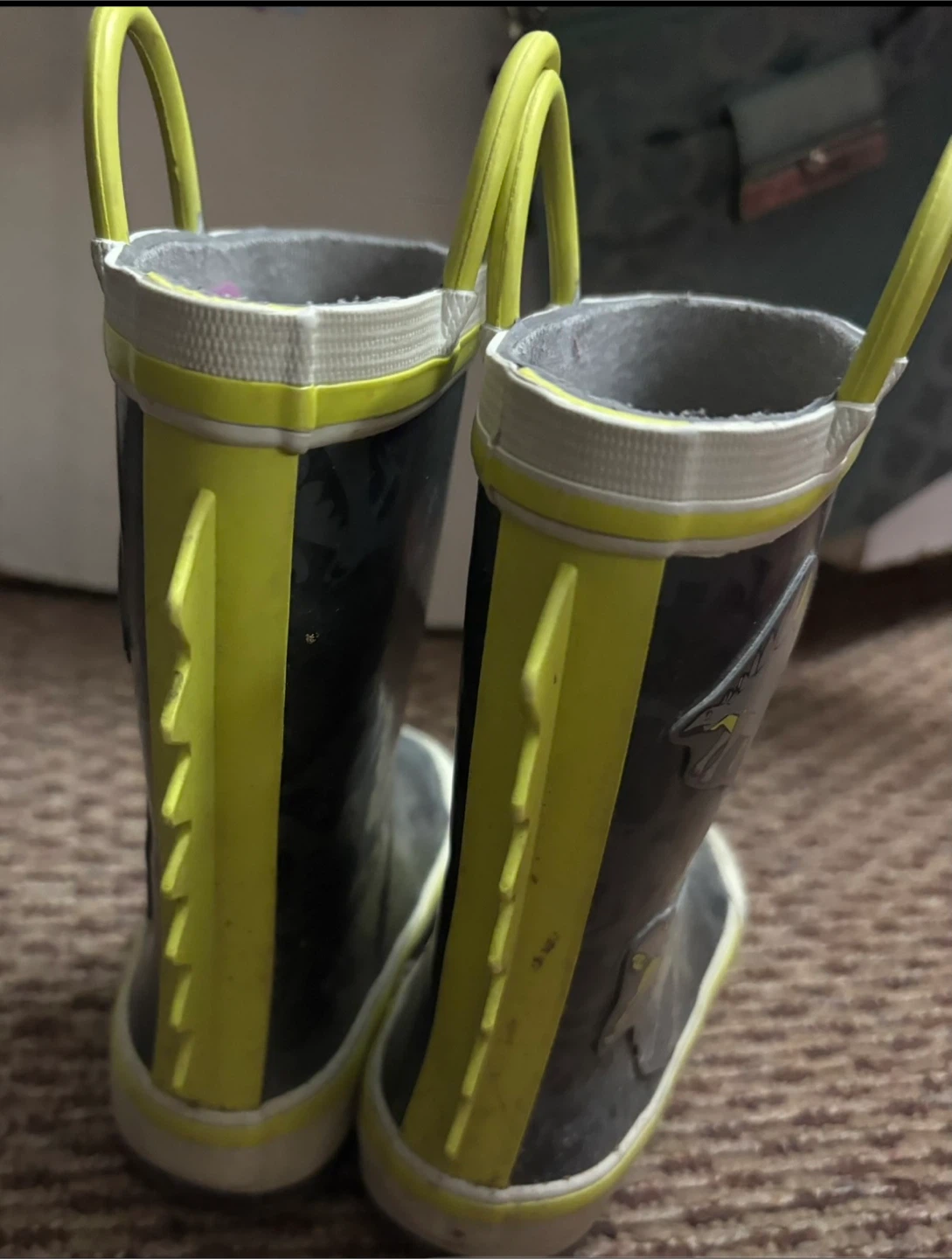 Kids Dinosaur Rain Boots Size 6 - photo 3