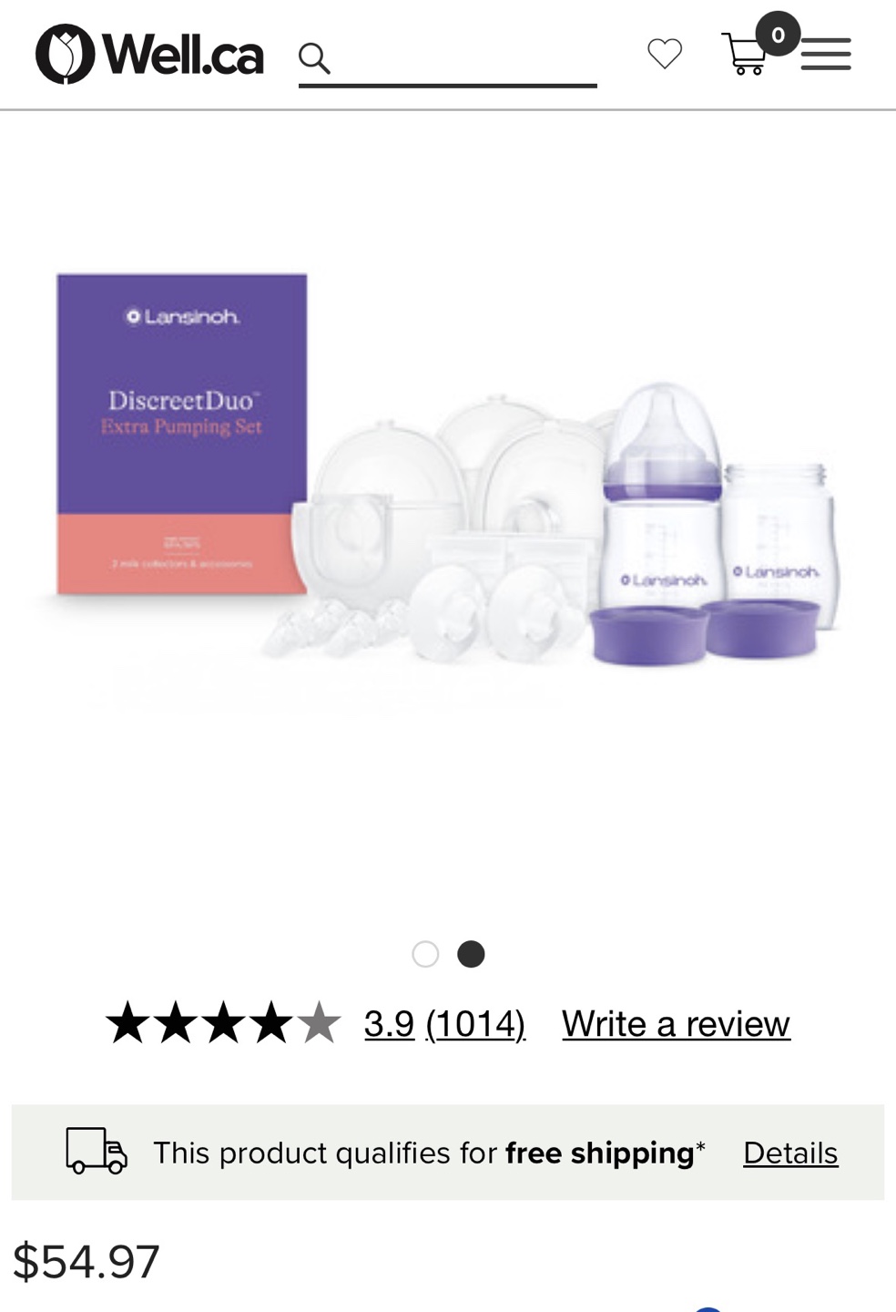 Lansinoh DiscreetDuo Extra Pumping Set - photo 3