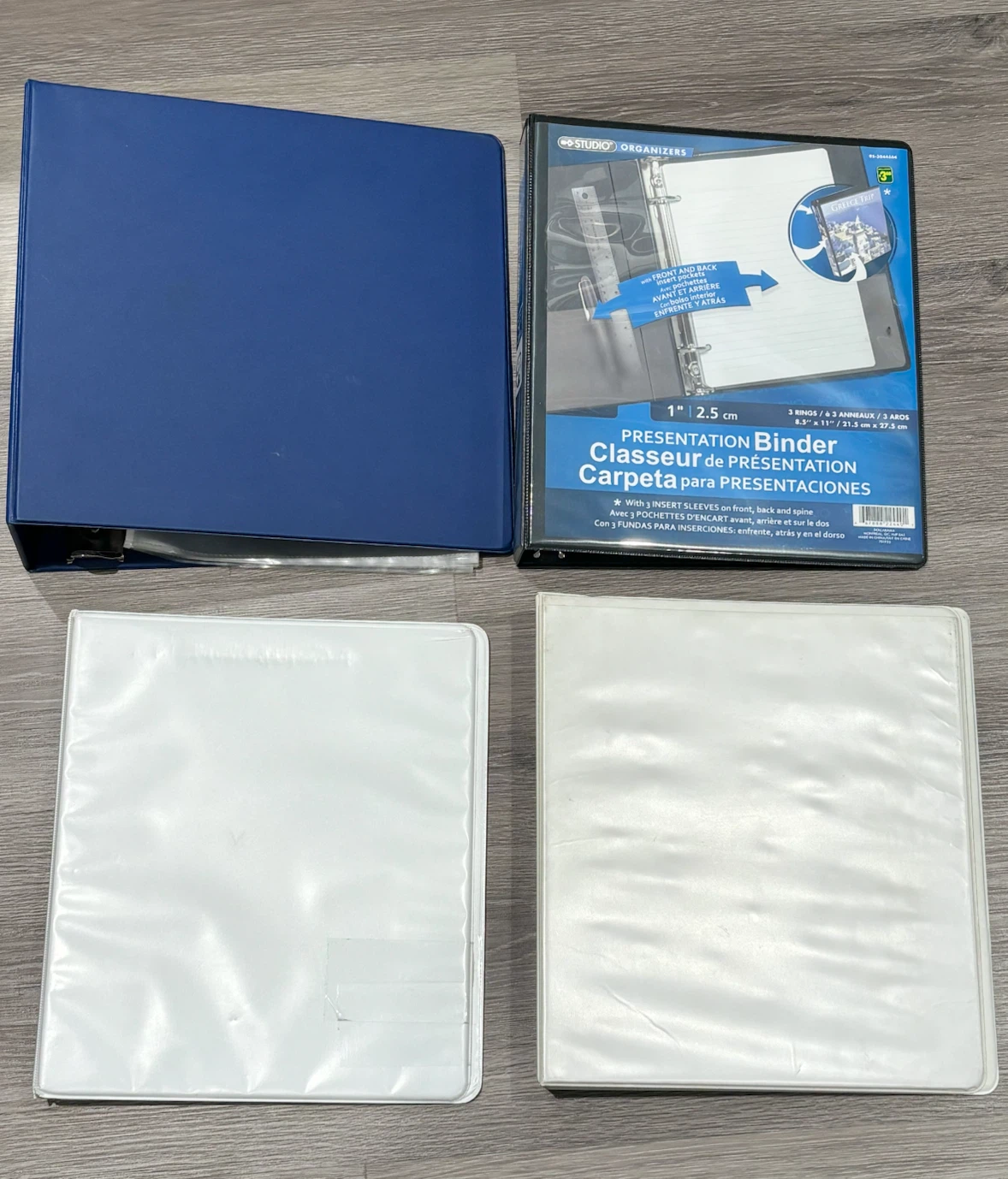 Binders Set of 4 , Three-Ring Binders