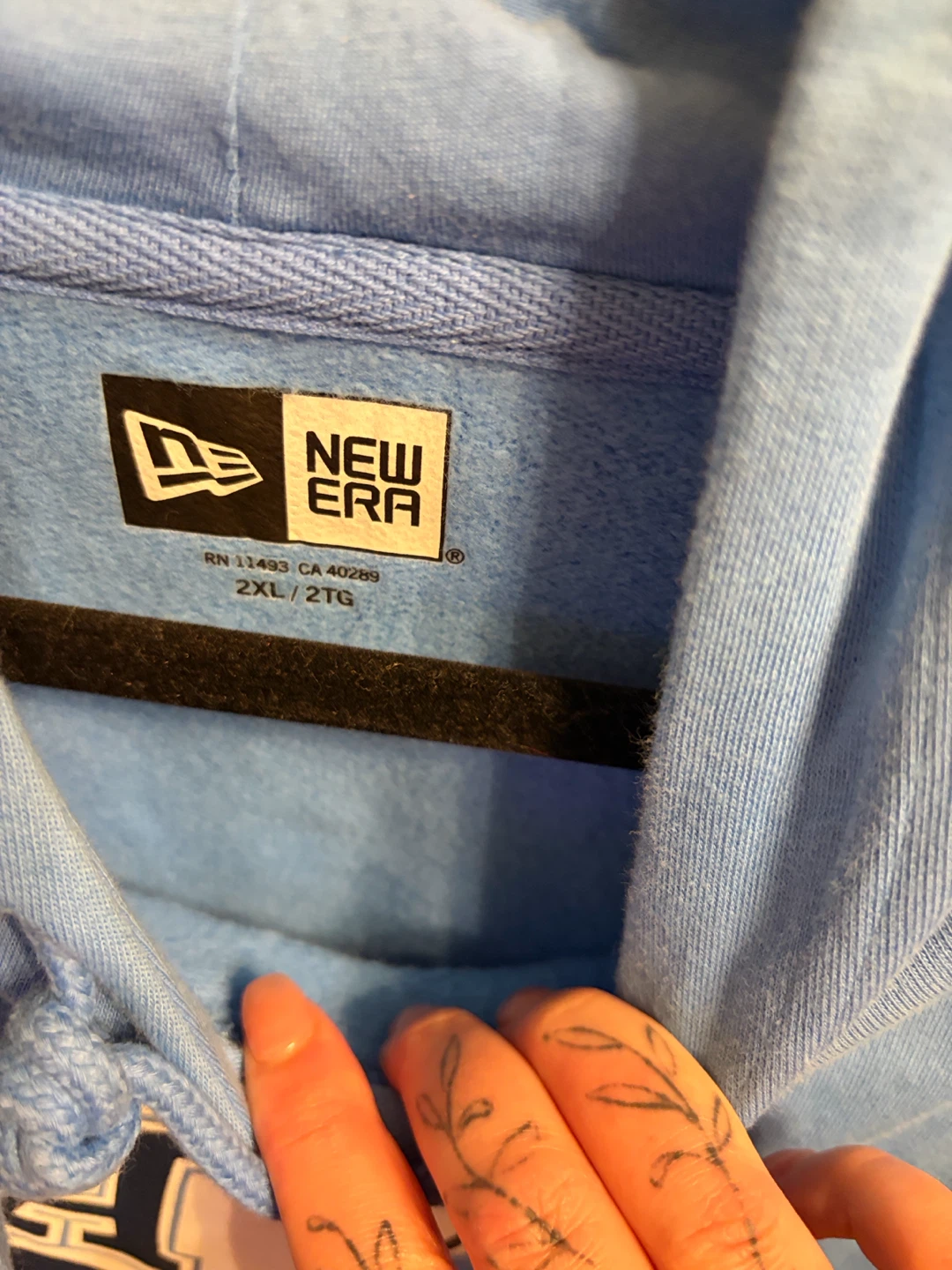 New Era light blue Argos hoodie - photo 2