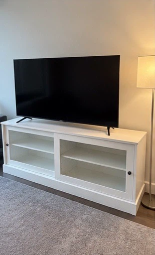 IKEA BESTA White TV Stand - photo 2