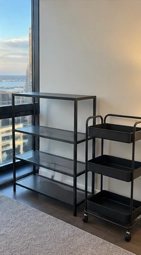 IKEA BESTA White TV Stand - photo 5